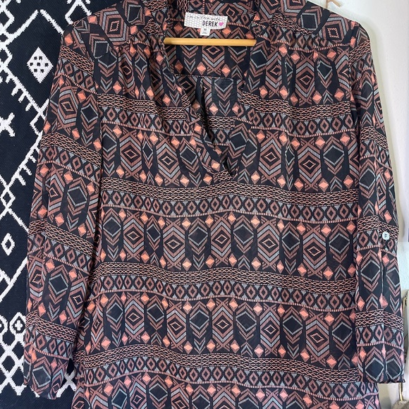 Polyester Print Top - Picture 4 of 6